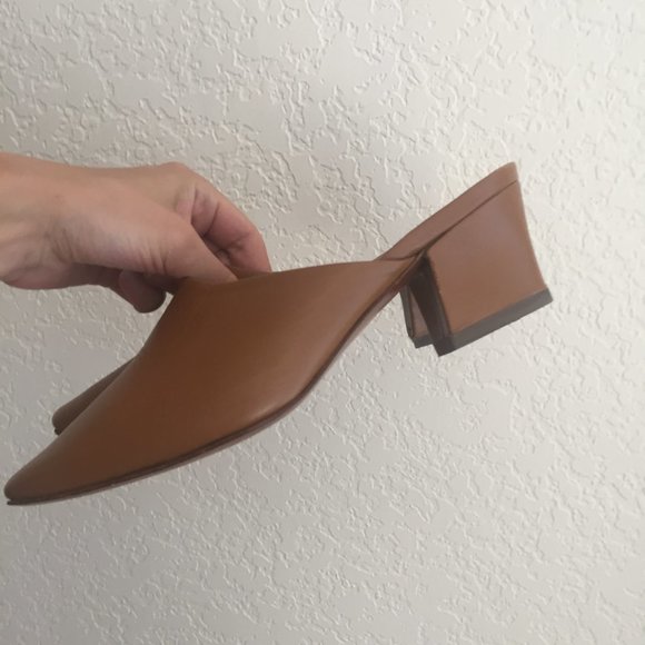 By Far Tan Leather Sienna Mule - Picture 2 of 4